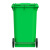 科力邦（Kelibang) 户外垃圾桶 大号加厚100L新国标分类垃圾桶带盖物业商用环卫垃圾桶 绿色 KB5100 厨余垃圾