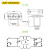 YUNSANDA单相220v抗干扰CW1D-/10A/6A/3A-T插座式电源滤波器 CW1D-3A-T