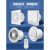 排气扇卫生间换气扇墙壁式浴室厨房抽风机排风扇强力圆形家用 F款4寸排风+止回阀++遥控