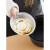 锡纸碗盘圆形烤鸡蛋花甲粉丝专用一次性锡箔纸盒煲仔饭打包锡纸盒 7寸深盘5个装