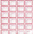 定制适用图书分类标签河北省中小学图书标签彩色书标图书馆色标图 H类(一张32贴)