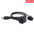 usb插座面板安装工业防水线USB座母座防水usb数据线0.1/0.5米 LU20-CA-U3-013（2米） 金属螺母