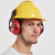 安防噪音耳罩头盔式防护耳罩SOR14012工业降噪耳罩耳塞 10190358 V 耳罩 36DB 101903