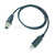 USB转M12 4/5/8芯航空头 适用于设备连PC RS232/RS485通讯线 5孔 3m