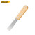 得力（deli）木柄不锈钢油灰刀清洁刮刀铲刀抹灰腻子刀5寸 DL-HD5C
