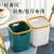 厨房垃圾桶专用大号轻奢大容量家用湿简约无盖日式现代20升手提式 20L纯绿+专配垃圾袋2卷适合厨房 默认