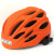 韩曼柯 骑行头盔智能带灯山地自行单车公路车头盔城市通勤骑车安全帽 橙色 L 