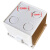 屹选工品 接线盒 PVC接线盒 86型暗装通用线盒 加厚预埋开关插座底盒 86线盒通用型白色 单位：个