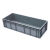 物流箱 加厚超长塑料箱 长方形周转箱 养殖箱 收纳箱 皮带箱 900*400*120mm（灰色） PP料材质