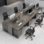 智星辉员工办公桌椅组合简约现代四4/6六人位职员电脑桌屏风工位办公室
