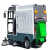 四轮电动扫地车驾驶式小型环卫物业道路清扫车工厂车间吸尘洗地机 电动扫地车(F-SD-2000GT)