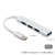 欧腾 双TypeC接口扩展坞拓展USB转接头HUB分线器接无线鼠标键盘U 银色 转接线款扩展3个USB2.0&1 0.02m