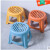 塑料凳子加厚欧式椅子时尚创意矮凳塑胶凳子简约板凳 D-2059小号灰(买一送一同款)