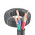 佳雁 国标铜丝软电缆 YC 4*70平方重型橡套线 户外耐磨电源线 1米