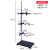 铁架台标准实验室固定支架铁架台微小型多功能不锈钢方座架化学酒 不锈钢铁架台(高60cm)