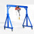 龙门架起重可移动手推简易工字钢吊架行吊1吨3吨小型龙门吊可拆卸 0.5吨【高2米宽2米】