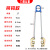 油桶吊钳吊钩子吊具吊夹起重钳叉车专用卸铁桶吊钩夹子双链条挂钩 1吨加强 铁塑通用(吊钩款)