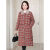 梵佳诺女装外套加绒加厚保暖棉衣加绒加厚大码女装秋冬季韩版 灰色 3xl145-160斤