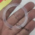 饰品配件爱你手镯保护套透明硅胶制作防磕碰划痕磨损 金手镯45-55 条宽0.3-0.5