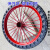 第鑫300-18手推车耐用耐磨充气轮胎加厚钢圈工矿建筑工地斗车轮子 3.00-18载重钢筋充气轮（一个）