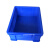 小型塑料盒方盒小号周转箱实验室样品展示盒收纳盒零件工具小胶箱 加厚 外径55-36-11cm