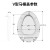 九牧（JOMOO）快拆马桶盖板通用加厚坐便器盖子座便配件家用通用老式坐厕座圈 V型马桶盖