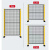 无缝车间隔离网护栏工厂仓库隔断网机器人围挡智能设备围栏护栏网 高15米柱中心1米一网一柱