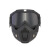电焊面罩防护胶面罩脸部头戴式轻便焊工焊接防护氩弧全自动焊帽烧 黑框灰色片