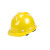 一护V型玻璃钢透气款（按钮） 安全帽（黄红蓝橙白五色可选带印字）