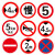 交通警示标志牌限高牌限宽限速指示牌圆牌三角牌交通标识反光标牌 定制
