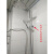 如秋淋浴花洒固定座加长杆延长杆淋浴柱升降淋浴管黑色明底座墙支架 不锈钢墙座 高33mm