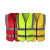 劳保佳 反光马甲 建筑交通多口袋夜间反光工作服装 安全环卫背心 黄色 10件装 可定制