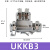 定制UK2.5B接线端子UK-2.5N/3N/5N/6N/10N/16N铜排URTKS电流端子H UKKB 3(双层均可上连接条)