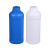 级塑料圆瓶250ml500毫升1L样品解胶剂瓶避光密封瓶试剂色精瓶 500ML半透明瓶子