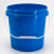 金诗洛 圆形塑料水桶 10L蓝色 涂料桶油漆桶清洁拖把桶 KT-177