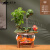 新天泉陶瓷创意流水摆件悬壶摆件循环水宿舍鱼缸小型家用高级办公室水景 翠绿色-悬空葫芦 [呼鸣小鸭] +植物