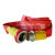 谋福CNMF128消防水带红色高压聚氨酯2.5寸耐磨型 【聚氨酯消防水带20-65-20（含卡式快速接扣）】