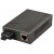 欧林克 A-GX01多模双纤100M1000M 协议转换器千兆光纤收发器 外电