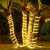 太阳能户外灯花园装饰灯带庭院阳台防水彩灯满天星串灯闪灯条 常规软管灯带-100灯10米-彩色