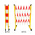 豫筑勋 安全伸缩围栏 可移动式绝缘隔离护栏 电力施工围栏道路安全防护栏 玻璃钢 片式1.2*2.5M 一个价