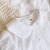 迪士尼（Disney）童装2024夏季新款儿童白色娃娃领上衣女宝宝绣花短袖衬衣衬衫 白色 110cm