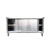 加厚304不锈钢工作台厨房专用操作台拉门打荷台桌子台面 加厚整体焊接150*60*80双通