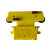 无锡四级集电器JD-4-60A管式安全滑触线滑块受电器起重碳刷导电轨 4级无锡集电器 黄色 量大优惠可开票