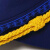 鹿色新款户外训练帽蓝色夏季作训鸭舌帽平顶遮阳帽子 蓝色(金线) 头围54