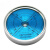 万向水平仪磁性水准器高精度水准仪便携式水平气泡珠圆形水准泡 60*12MM银壳蓝水15分