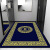洛楚（Luxchic）网红ins潮牌地毯中式小奢深蓝色120x160 商用地毯进门地垫办公室商场广场地毯