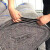 适用于土工布温室大棚保温棉家具包装毯混凝土黑心棉公路养护毛毡灰色 偏薄款200克1米宽*40米长