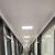 商用厨房办公室吊顶材料60X60天花板铝合金烤漆白色铝扣板600x600 600x600x0.7mm