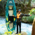 乐划AquaMarina/乐划单双人独木舟皮划艇高端充气船进口拉丝材料湍流 单人款＋铝合金桨