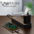 黑色创意木纹插座转换器 高端插线板办公桌面排插创意插排插线板 R14408插位18米新款木纹